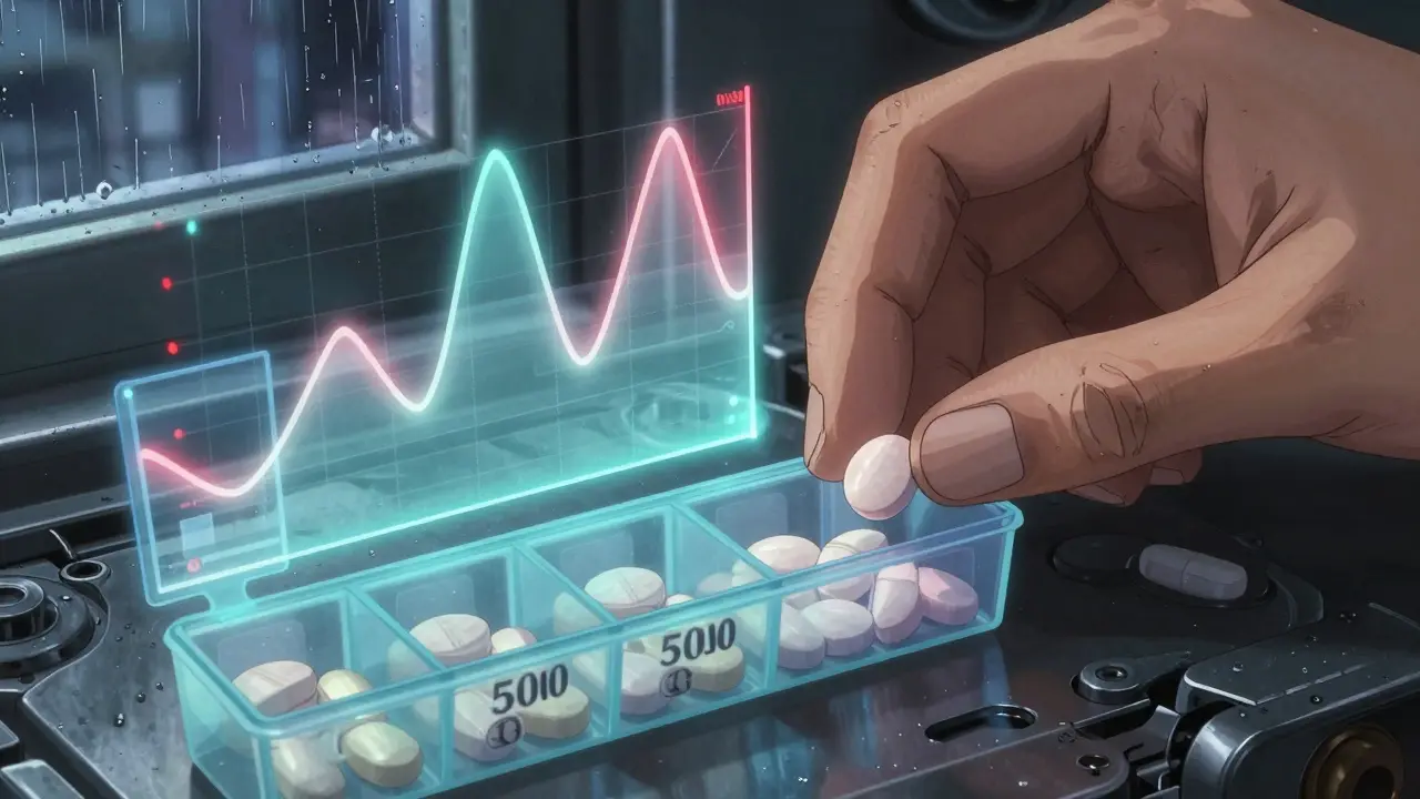 Splitting Doses: How Lowering Peak Drug Levels Can Reduce Side Effects