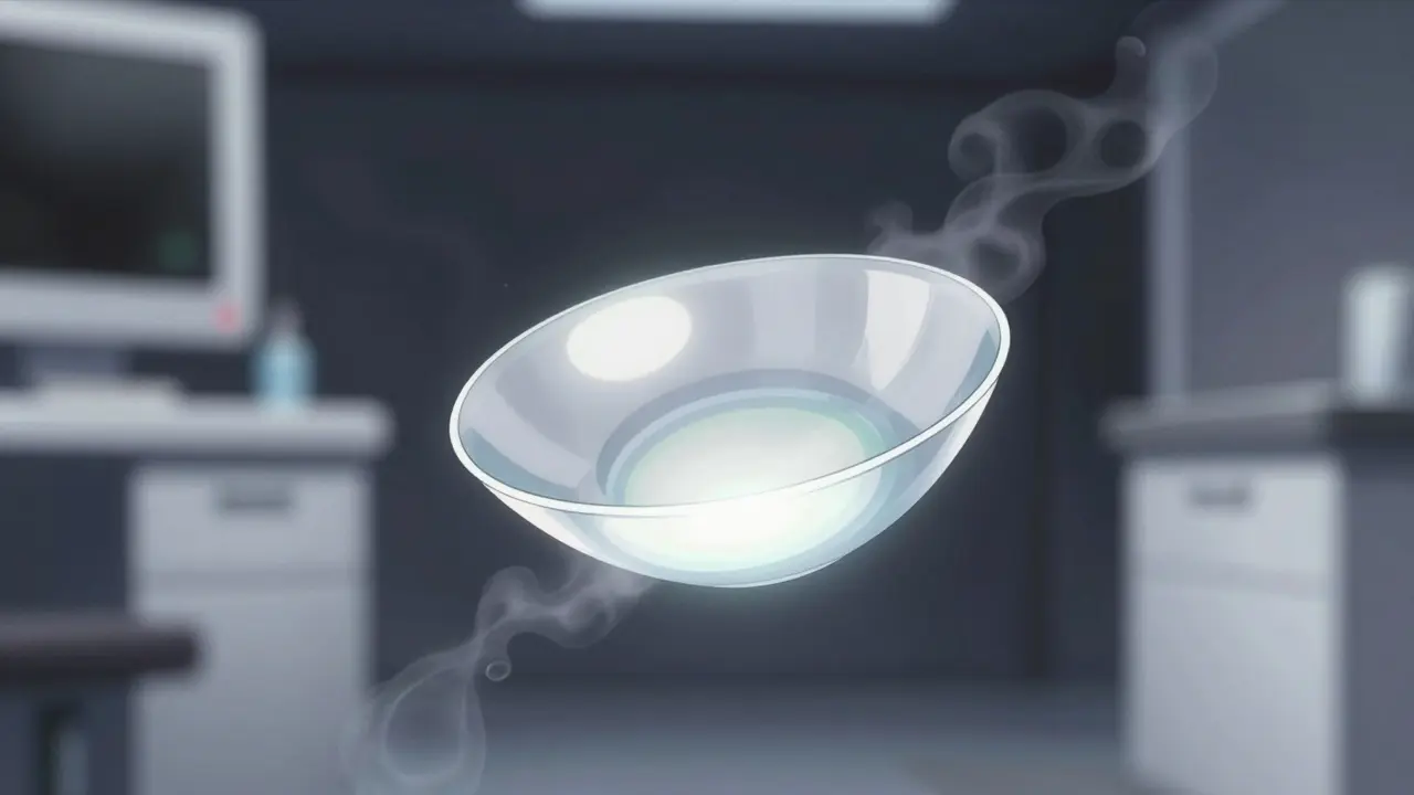 Anime style clean daily disposable lens repelling dirt